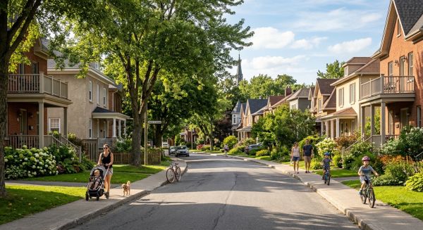 Saint-Lambert sur la Rive-Sud : vie de quartier et espaces verts résidentiels
